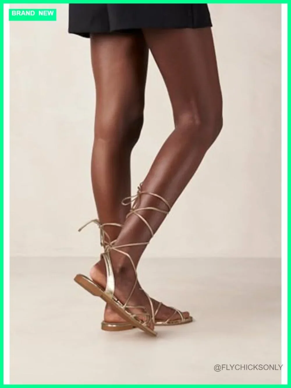Women's Strappy Lace Up Gladiator Flat Sandals Open Toe